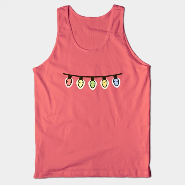 Cute Christmas lights Tank Top by peppermintpopuk